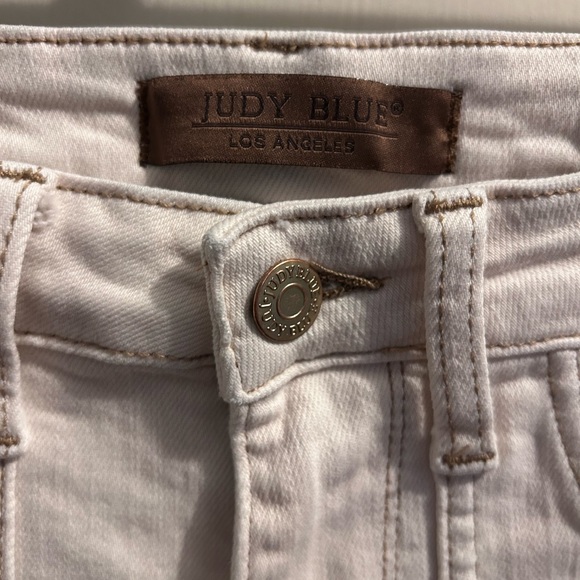 Judy Blue Wide Leg Ecru Crop Women’s size 5/27 - Picture 2 of 7